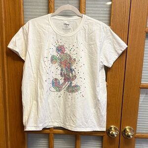 Disney Tee with Colorful Mickey Design